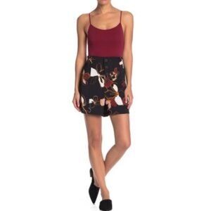 14th & Union High Waisted Paper Bag Shorts